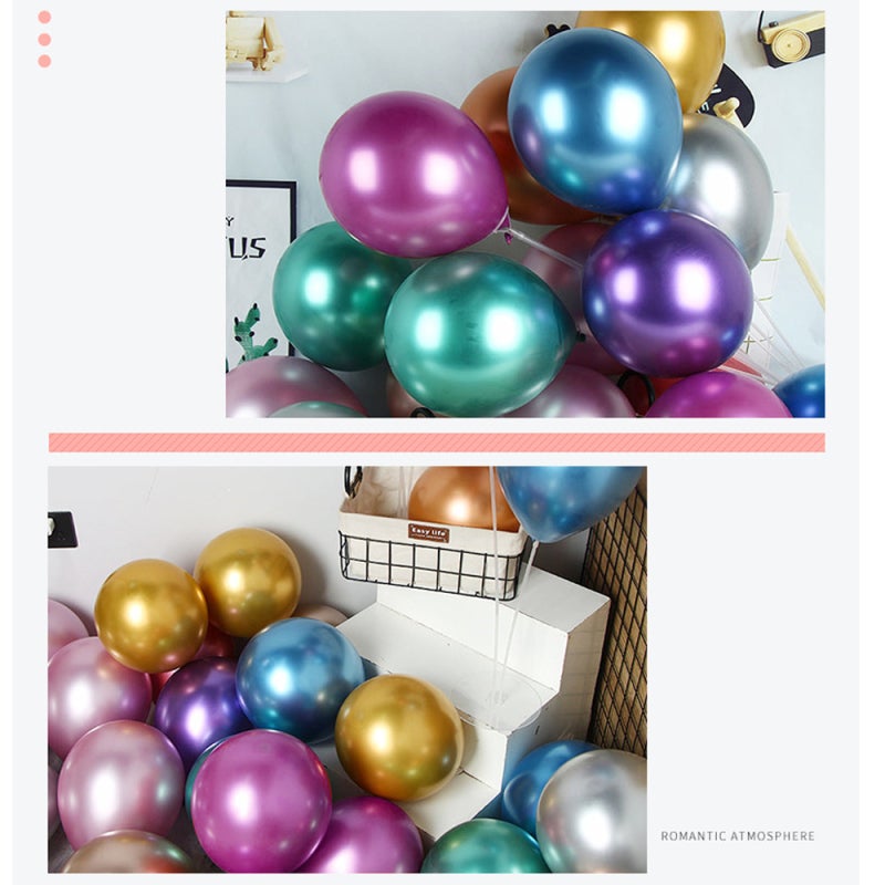 Party Balloons: Brown Latex Balloons - Full Bright Metal Color Heighten Festive Atmosphere Balloon Arch for Wedding Birthday Graduation Party Decor - Image 5