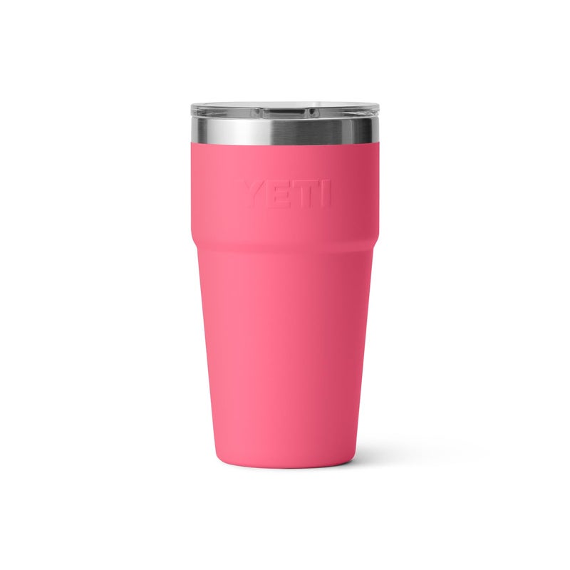 YETI Rambler 20 oz Stackable Tumbler, Stainless Steel, Vacuum Insulated with MagSlider Lid, Tropical Pink - Image 5