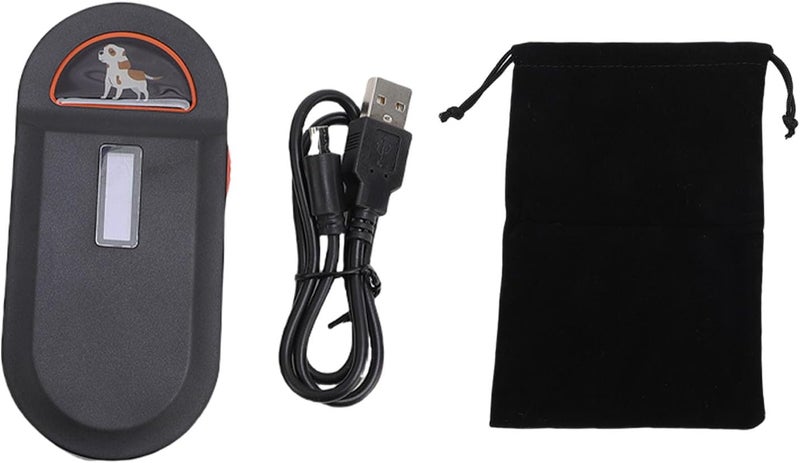 Pet Chip ID Scanner, Animal Tag Scanner with High Brightness Display, 800mAh Rechargeable Battery for FDX B & EMID Animal Management (Black) - Image 4
