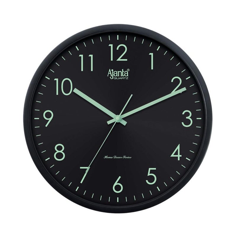 Ajanta Home Décor Wall Clock 1157 – Green | Silent Sweep Movement, Accurate Quartz Timekeeping | Stylish Wall Clock for Home & Office - Image 2