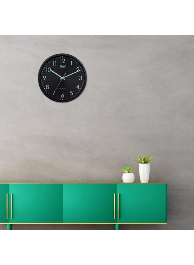 Ajanta Home Décor Wall Clock 1157 – Green | Silent Sweep Movement, Accurate Quartz Timekeeping | Stylish Wall Clock for Home & Office - Image 2