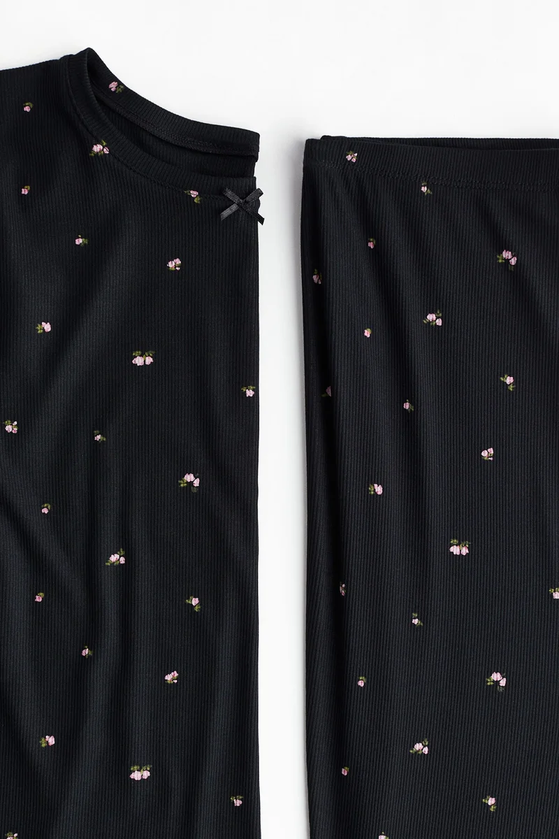 اتش اند ام بيجاما من القطن المرن