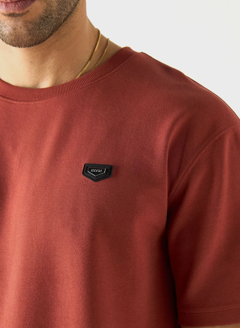 Iconic Graphic Print Crew Neck T-Shirt