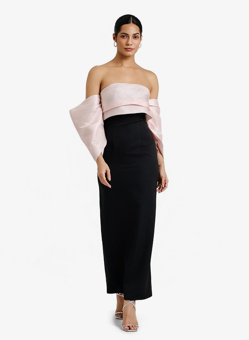 CHASE Off Shoulder Maxi Dress - Image 1