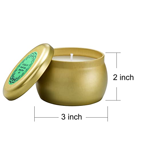 Tuyai Scented Candles Gift Set, 12 Pack Natural Soy Wax Single tin 4 oz for Family Gatherings, Festive Candles - Image 4