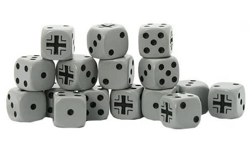 WARLORD GAMES German Army Balkankreuz D6 Spot dice Bolt Action by Warlord Games Age 14 - Image 1