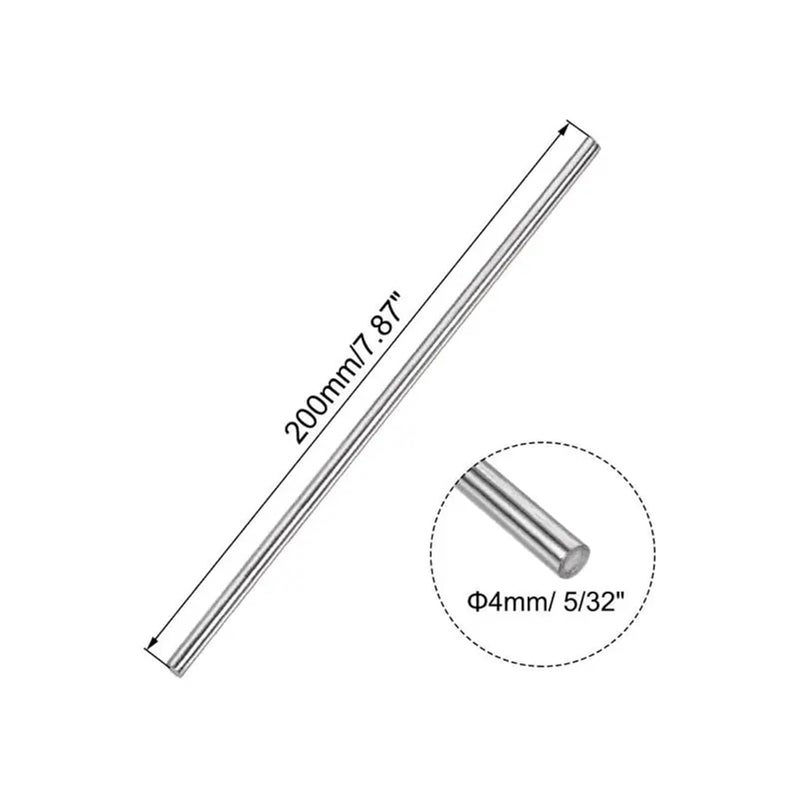 Stainless Steel Round Rod Bar Stock 13mm Diameter 125mm Length for DIY Craft - Image 3