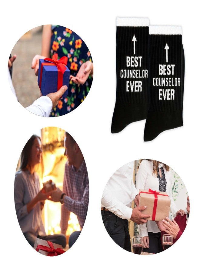 SSQBZU Best Counselor Ever-Novelty Counselors Socks-Appreciation Gifts for Counselors-Counselor Gifts for Birthday, Christmas, Back-to-School, and More.(283) - Image 5