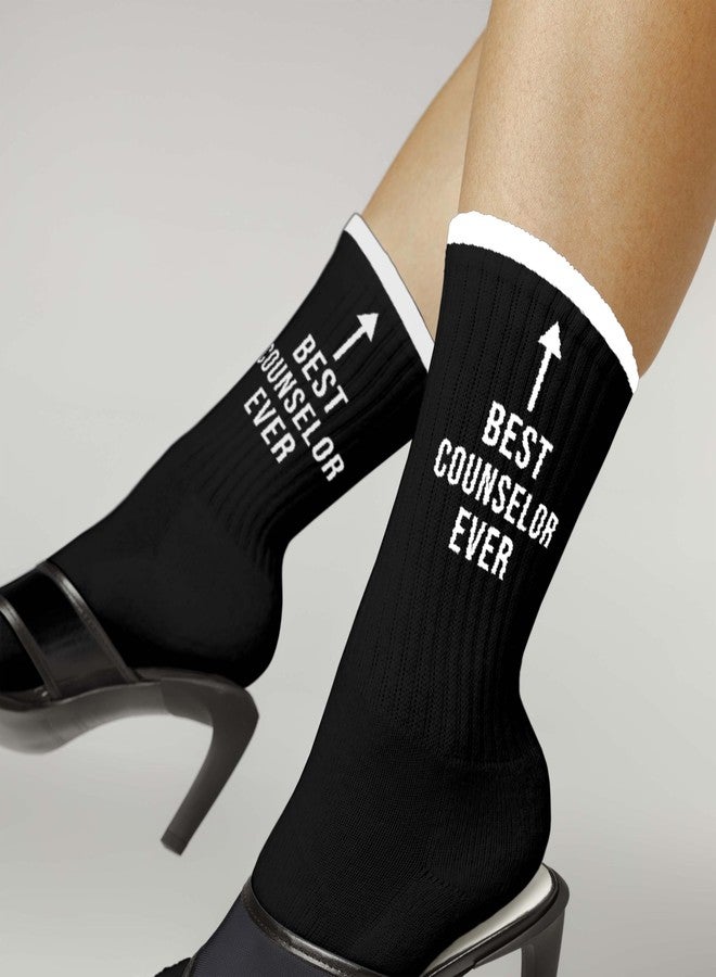 SSQBZU Best Counselor Ever-Novelty Counselors Socks-Appreciation Gifts for Counselors-Counselor Gifts for Birthday, Christmas, Back-to-School, and More.(283) - Image 4