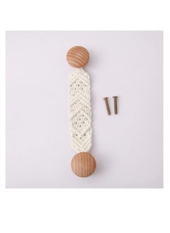 Y&D Rope Knobs Door Handle, Knot Cabinet Drawer Cupboard Furniture Wooden Pulls Handles for Kitchen Wardrobe knobs Dresser (2 Pack)  - Image 3