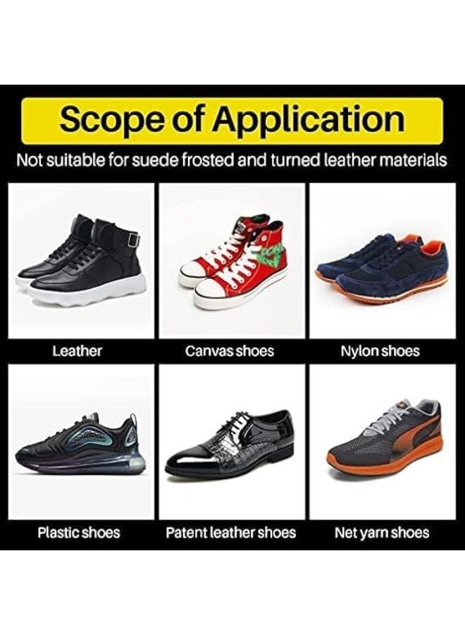 مناديل تنظيف الأحذية الرياضية - عبوة واحدة من 80 منديلًا - مناديل تنظيف أحذية رياضية محمولة تزيل الأوساخ والبقع بسرعة - متوافقة مع النايلون والقطن والشبكة والقماش والمطاط والمواد الصناعية والجلد - Image 2