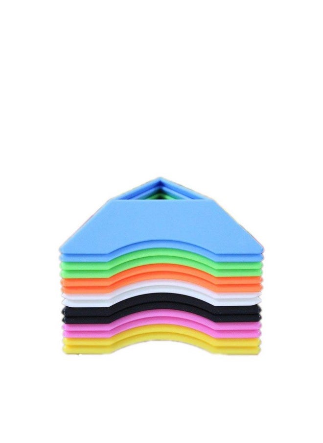 GoodPlay - 14 Pcs Cube Stand Plastic For Puzzle Cube Holder Show - Multicolour Cube Tripod - Image 1