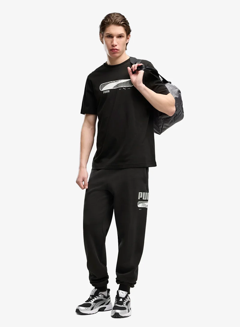 Puma PUMA Black Logo Play T-Shirt for Men | Best Price UAE