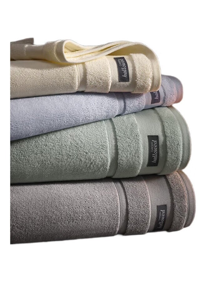 Canasin Kang'Erxinxin Hilton Bath Towel, 32S Pure Cotton, Ultra-Soft, Extra Large And Thick, Class A, Adult Men And Women Bath Towel, Gray, 150*80Cm - Image 2