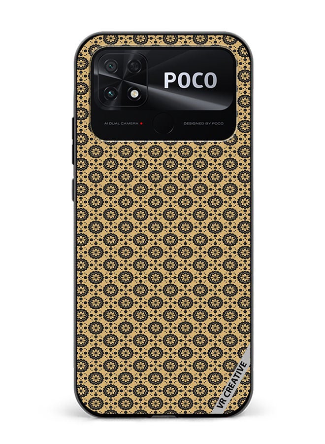 VR CREATIVE Protective Case Cover For Xiaomi Poco C40 Pattern Classical Luxury Ornament Royal Texture Design Multicolour - Image 1