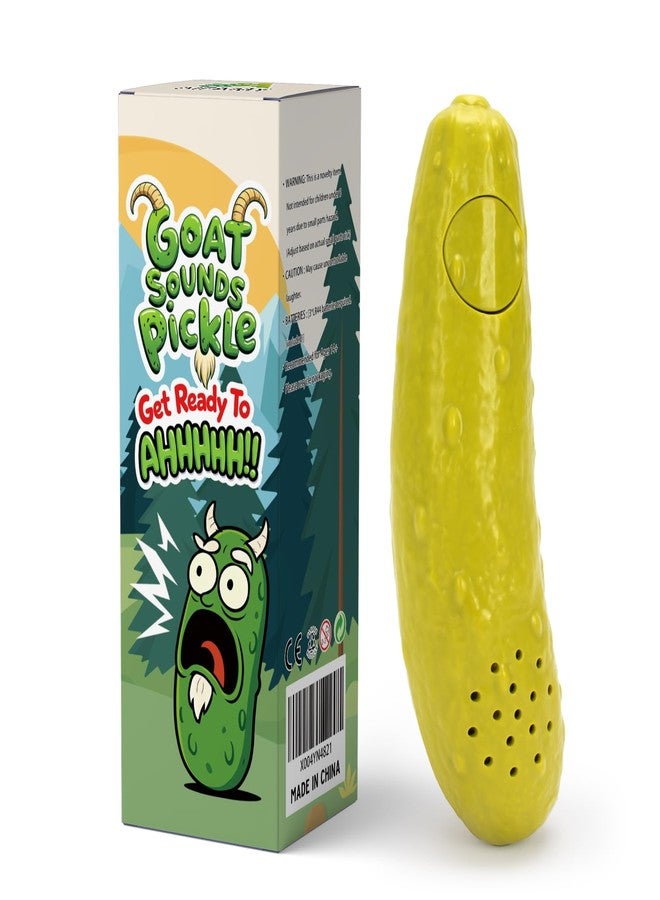 A AIFAMY Goat Sounds Pickle - Funny Cucumber Toy with Sheep Sound for White Elephant Gag Gifts, Hilarious Noise Maker Office Gag for Coworkers Adults Friends and Family - Image 1