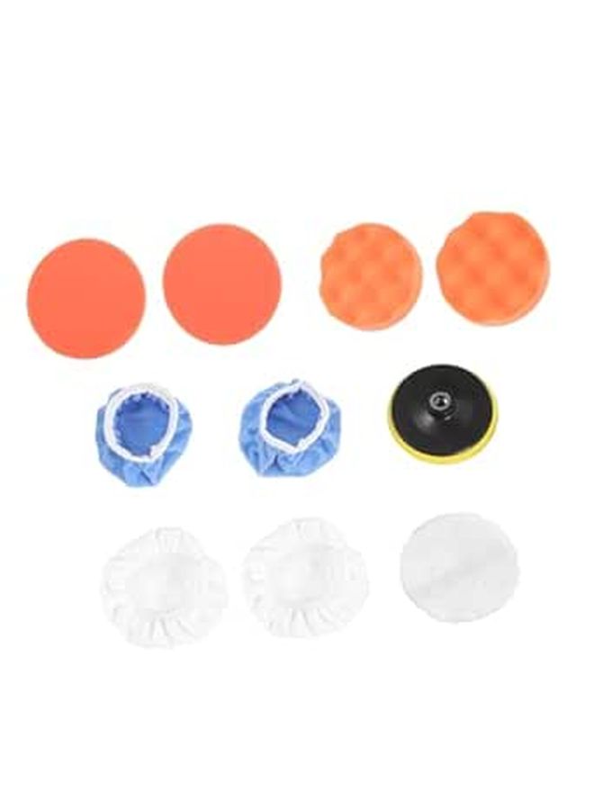 10 Piece Car Polishing Kit Buffing Pads Wool Bonnets Waxing Drill Attachments - Image 1