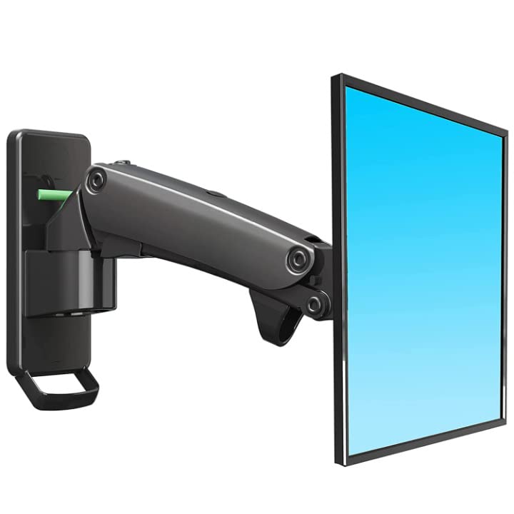 Gadget Wagon Gas Spring Wall Mount for Monitor & LED TV, 360 Degree Swivel & Tilt View (Upto 27 Inches | 2-9 kgs | VESA 100X100 mm) - Image 1