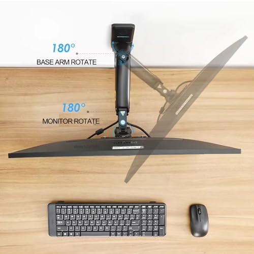 Gadget Wagon Gas Spring Wall Mount for Monitor & LED TV, 360 Degree Swivel & Tilt View (Upto 27 Inches | 2-9 kgs | VESA 100X100 mm) - Image 2