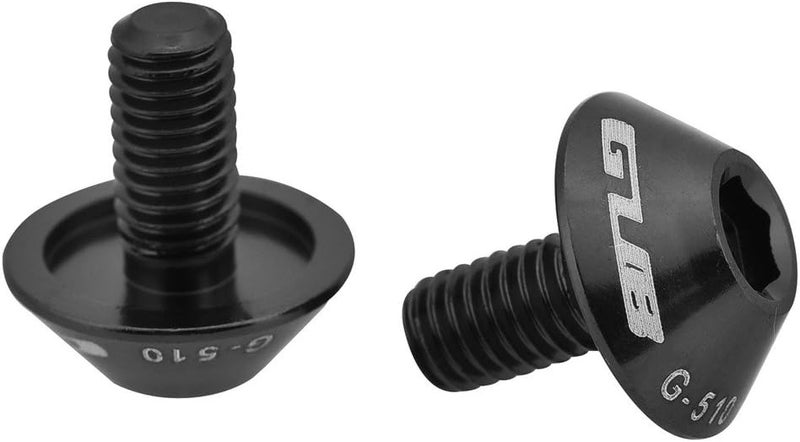 woobles Bike Brake Rotor Bolts, GUB G-510 2Pcs M5 * 12mm Bike Bicycle Water Bottle Cage Holder Bracket Screw Bolts(Black) - Image 4