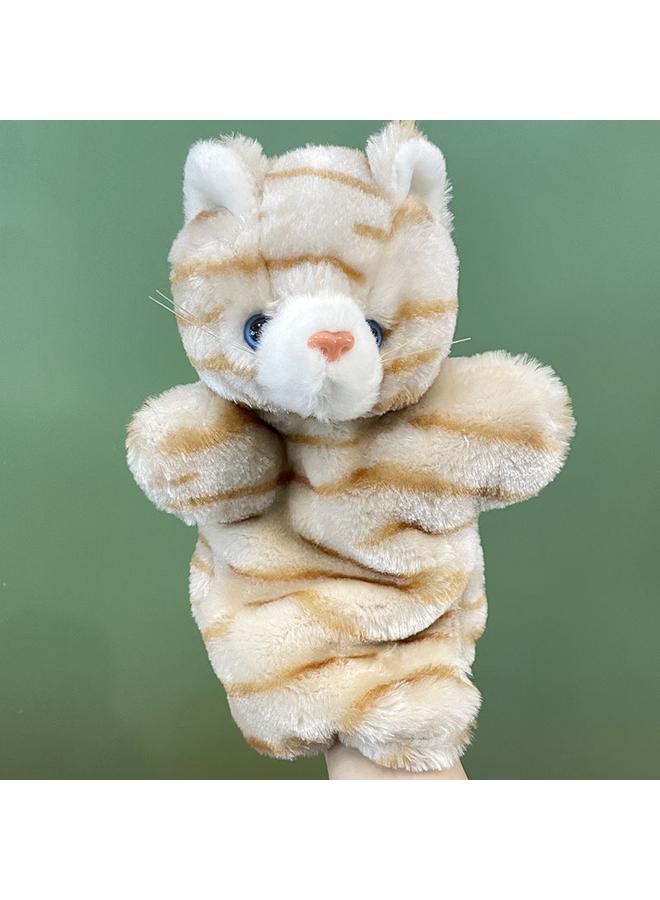 Bluejw New Kitten Animal Plush Toy Hand Doll Children's Toy Family Parent-Child Game Doll Kindergarten Storytelling - Image 1