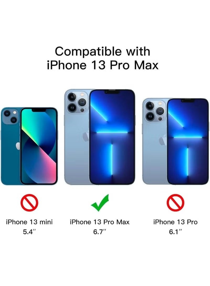 واقي شاشة للخصوصية لهاتف iPhone 13 Pro Max، واقي شاشة من الزجاج المقسى (Tempered Glass) عالي الجودة، مقاوم للخدش، لا يُكوّن فقاعات هواء، متوافق مع ميزة Face ID، صلابة 9H. - Image 5