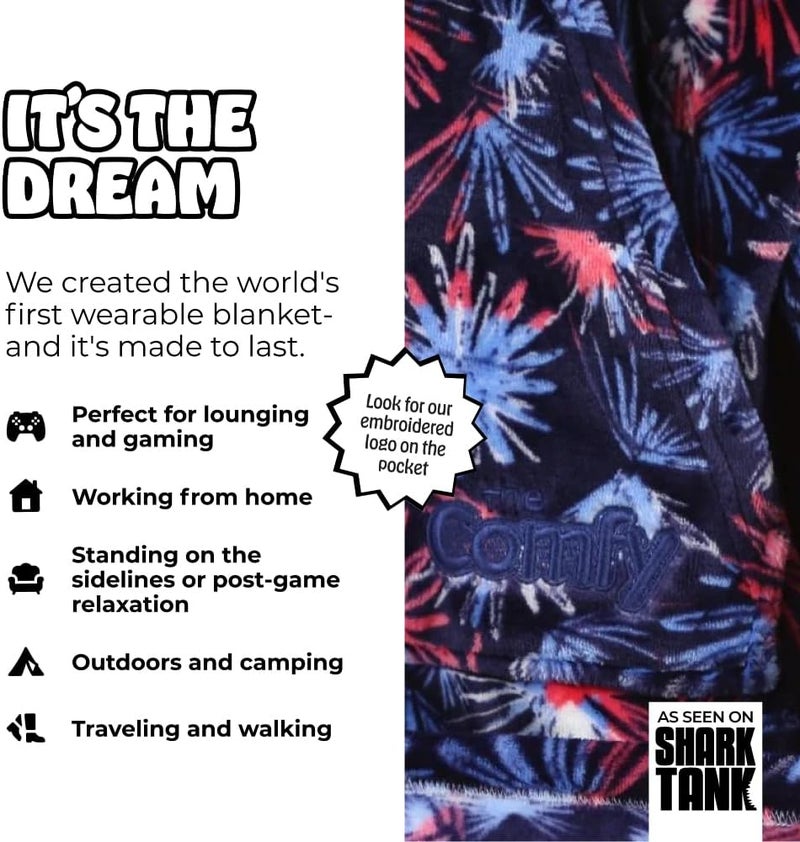 THECOMFY Dream | Oversized Light Microfiber Wearable Blanket, Seen on Shark Tank, One Size Fits All - Image 2