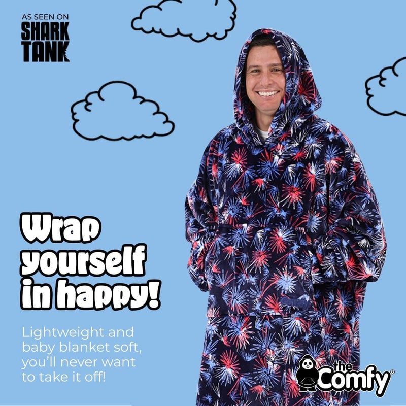 THECOMFY Dream | Oversized Light Microfiber Wearable Blanket, Seen on Shark Tank, One Size Fits All - Image 3