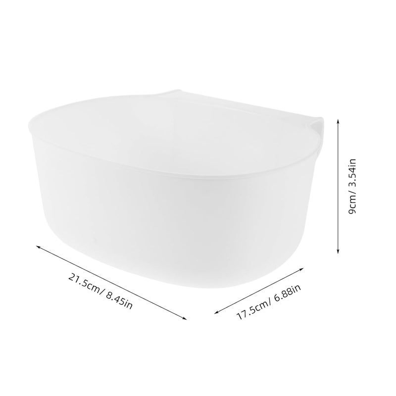 ABOOFAN 2pcs Hanging Kitchen Compost Bin Cabinet Door Trash Can Space-Saving Plastic Rubbish Bin for Small Kitchens Home Office Dormitory Use - Image 2