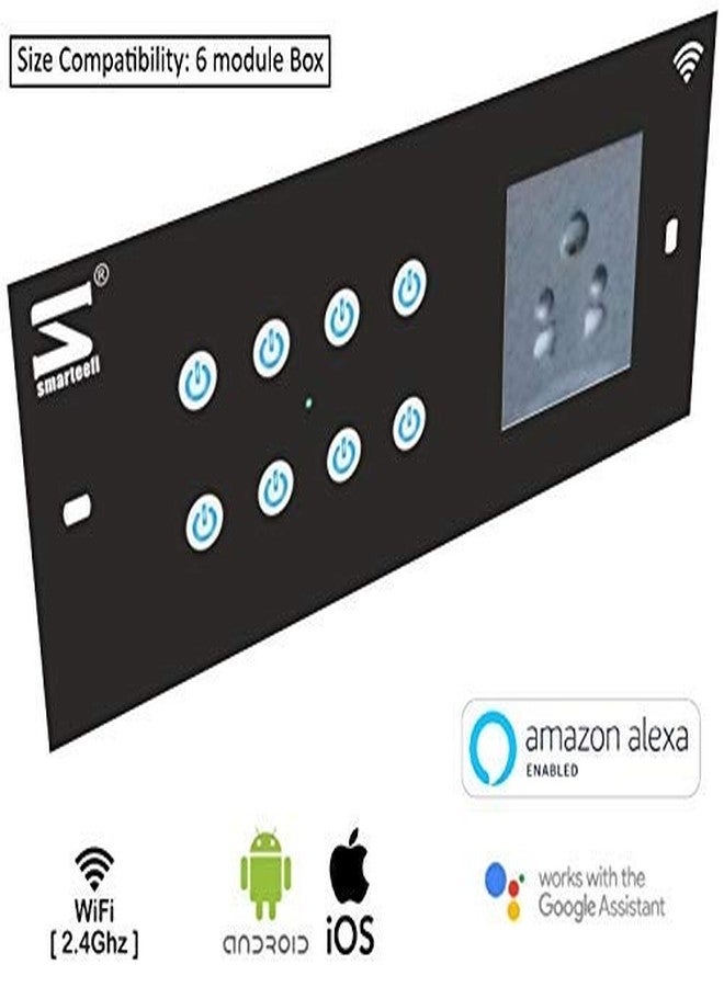 Smarteefi 8 Port WiFi Smart Switch Board, Smart Switches, Smart Plug, Smart Fan Speed Control, Guaranteed Schedules, Compatible With Alexa & Google Home (6M-Horizontal (220mmx90mmx40mm)) - Image 2