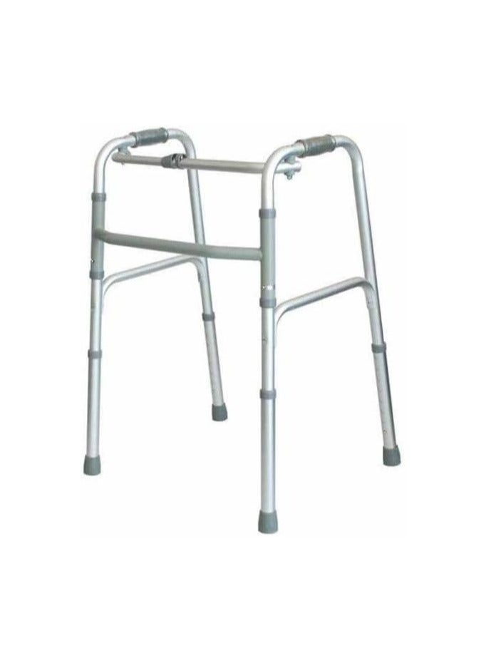 مشاية طبية خفيفة الوزن قابلة للطي من الألومنيوم للاستخدام الداخلي والخارجي بدون عجلات لكبار السن والبالغين والمرضى والمعاقين - Image 1