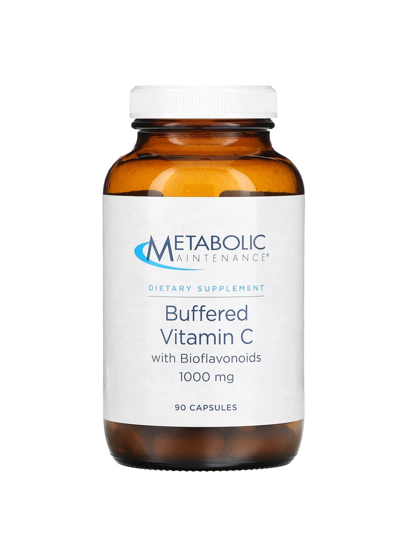 Buffered Vitamin C with Bioflavonoids, 1,000 mg, 90 Capsules