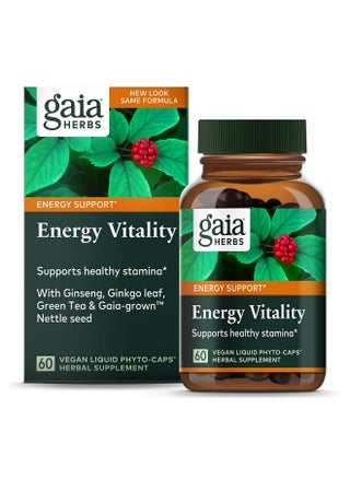 Energy Vitality Energy Support Supplement To Maintain Healthy Energy And Stress Levels With Ginkgo Ginseng Green Tea And Nettle* 60 Vegan Liquid Phyto Capsules (20 Day Supply) - pzsku/ZECCD3120FBA284D9D5F4Z/45/_/1695133753/cddd77fc-2a70-4b87-8174-bb1205a6813c