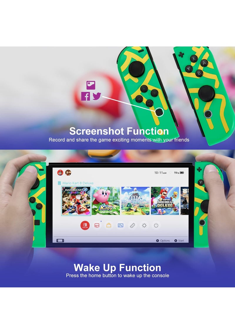 Generic Wireless Controller for Nintendo Switch, L/R Controllers Replacement Compatible with Nintendo Switch/Lite/OLED, Joystick with Wake-up/Screenshot/Dual Vibration/Motion Control Function  - Image 4