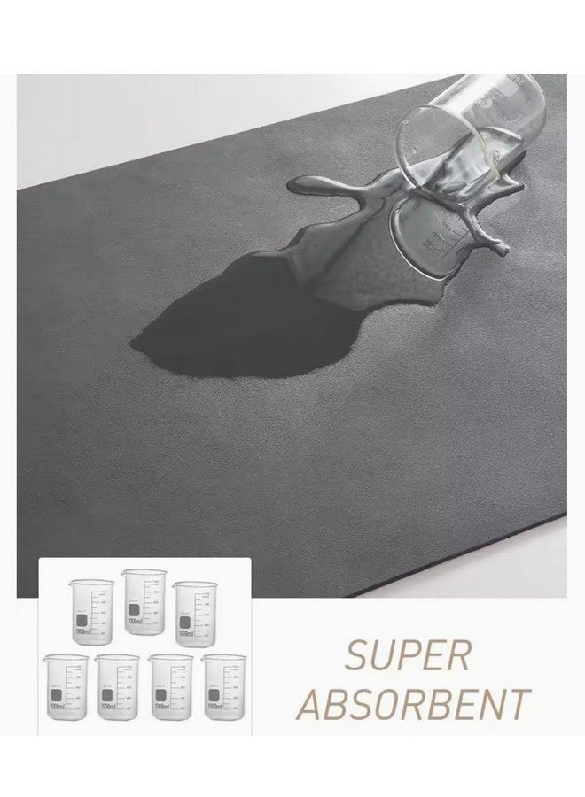 Home-Cloud حصائر مطبخ مطاطية HomeCloud للأرضية مجموعة من 2 قطعة | غير قابلة للانزلاق، سجادات ناعمة ماصة للمطبخ، وغسيل الملابس، والممرات | 118x38 سم، 38x58 سم | سمك 4 مم (أسود-أبيض مربع) - Image 3