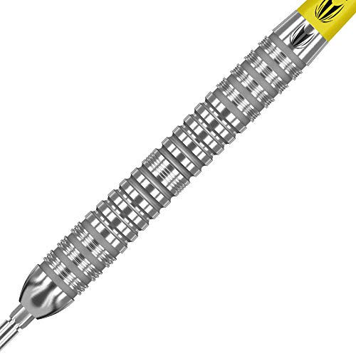 Target Darts طقم سهام دارتس بوليد 90% تنجستين بنقاط سويسرية من الفولاذ، مجموعة من 3، برميل 04، 23 جرام | مزود بأعمدة دارت برو جريب، رحلات دارت رقم 6، نقاط سويسرية | دارتس احترافية - Image 2