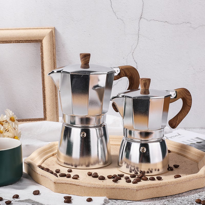 Seiko Mocha Pot High Quality Thickened Octagonal Pot Italian Coffee Pot Hand Brewing Coffee Pot Extracted Coffee - Image 3