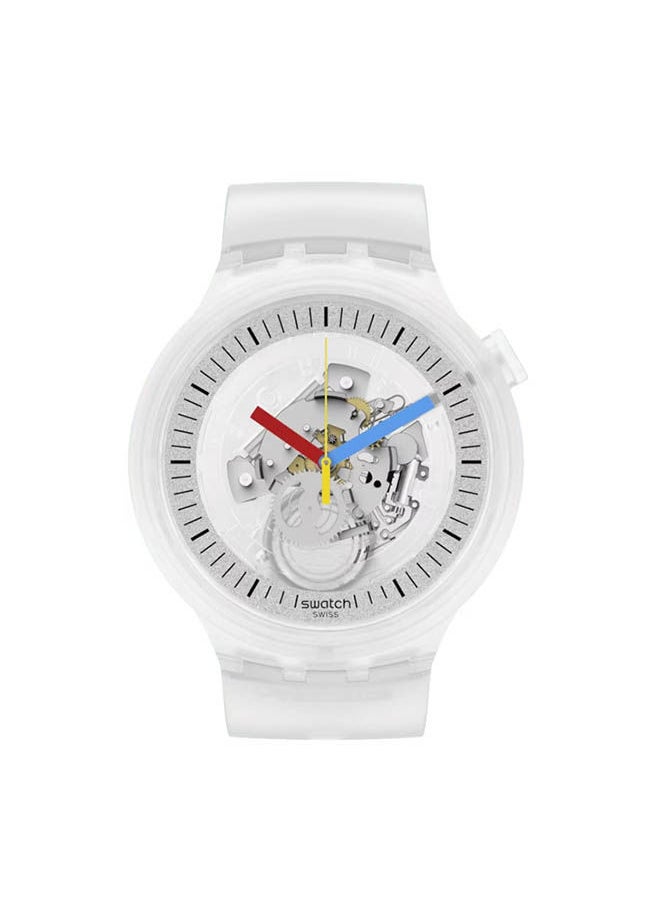 Swatch Plastic Chronograph  Watch SB01K100  - Image 1