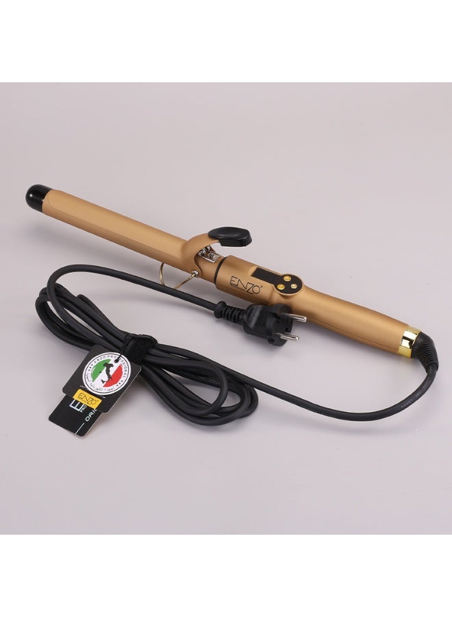 ENZO Professional ENZO EN-9121 Professional Hair Curler | Tourmaline Ceramic | LED Display | 12 Temperature Levels | PTC Heating | Fast Rotary Control | 55–65W - Image 2