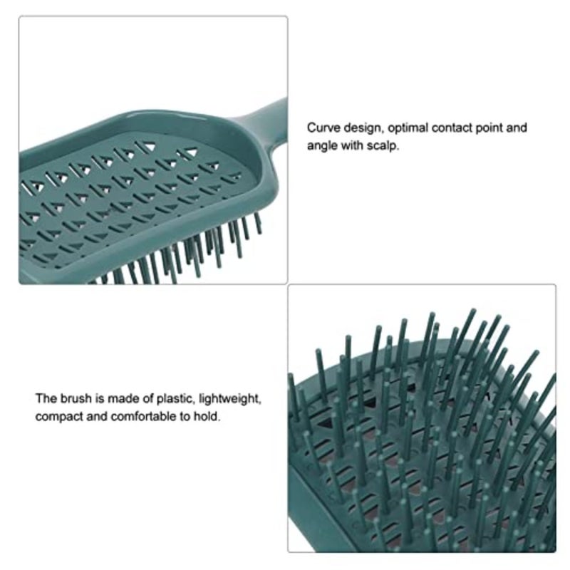 Expert Detangling Hair Brush Set 4Pcs Massaging Styling Combs for Wet/Dry Hair Salon Grade Brushes for Home Use and Travel Ergonomic Scalp Massager - Image 3