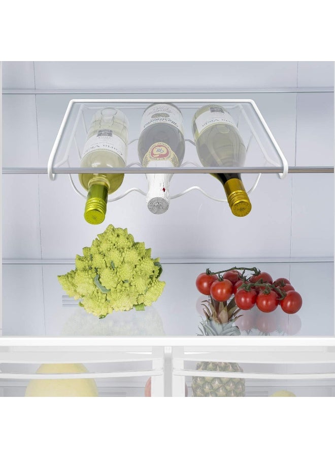 Sorbus® Fridge Wine Rack- Refrigerator Bottle Rack Holds 3 Bottles of Your Favorite Wine or Drink Universal Bottle Holder Will Fit Most Fridges - Image 3