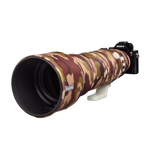 easyCover Lens Protection Camouflage Cover for Sony FE 400800mm F638 G OSS Brown Camouflage - Image 3