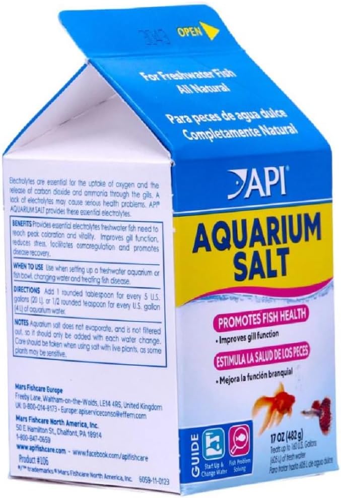 API Aquarium Salt For Freshwater Aquarium Fish Electrolyte Balance 16Oz. - Image 3