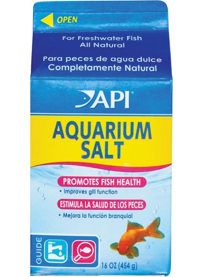 API Aquarium Salt For Freshwater Aquarium Fish Electrolyte Balance 16Oz. - Image 1