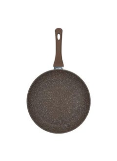 RUOQI Rocky Brown Granite Frying Pan 28 cm  - Image 4