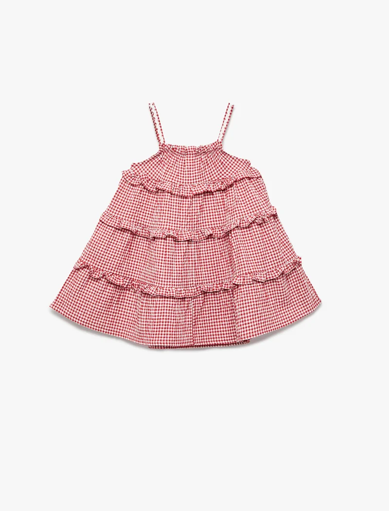 KOTON Layered Ruffled Dress