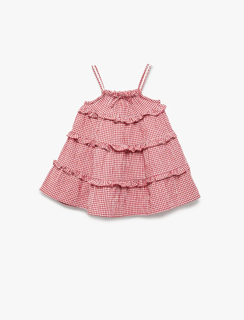 KOTON Layered Ruffled Dress