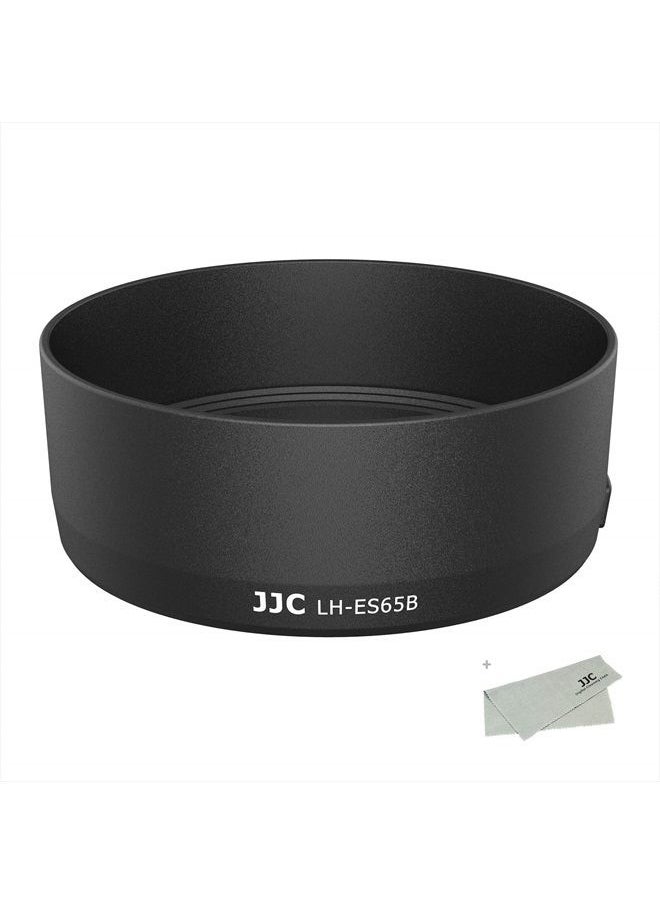 JJC - Lens Hood for Canon RF 50mm F1.8 STM on EOS R6 R5 RP R Camera, Reversible Lens Shade Replace Canon ES-65B Lens Hood, Compatible with 43mm Filters and 43mm Lens Cap - Image 1