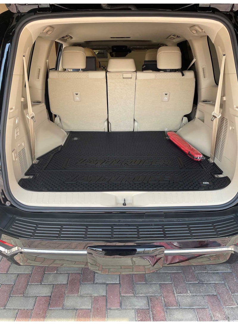  م م ذ ح م ش ﻦﻔﻳرد بطانة مطاطية لصندوق الأمتعة لسيارة لاند كروزر سلسلة 300 - Image 2