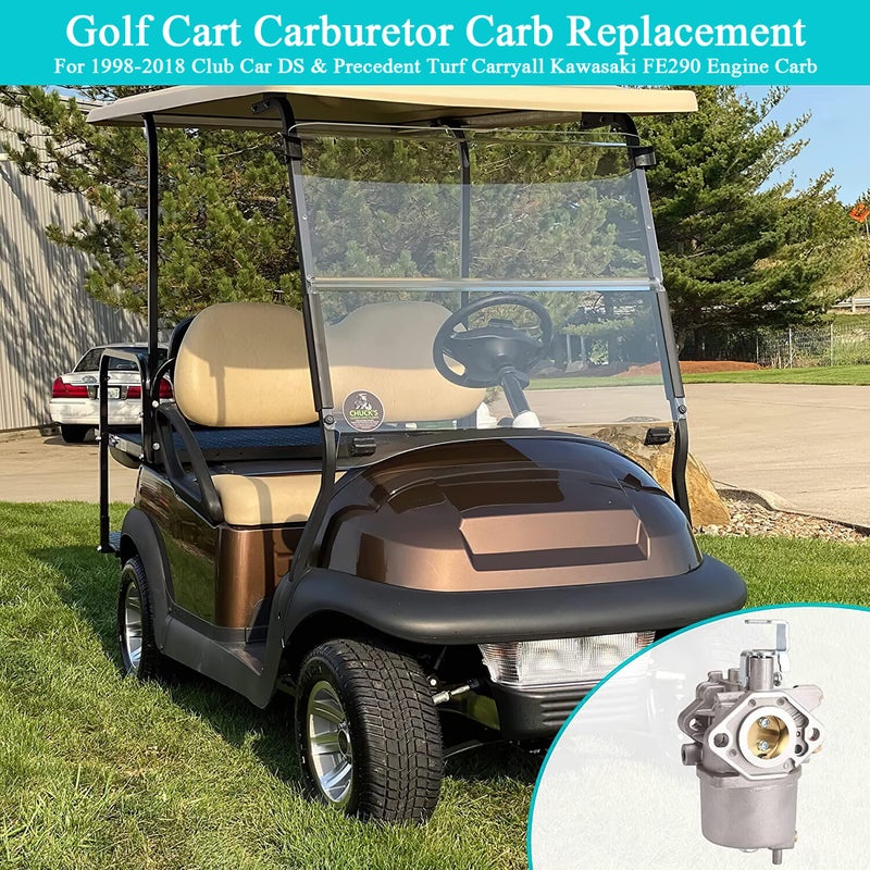 10L0L Golf Cart Carburetor Fuel Pump Kit for 1998-UP Club Car DS Precedent Turf Carryall FE290 Kawasaki Engines Carb 101805601 101905601 17561 1016438 1016439 1016440 1016441 1016478 - Image 4